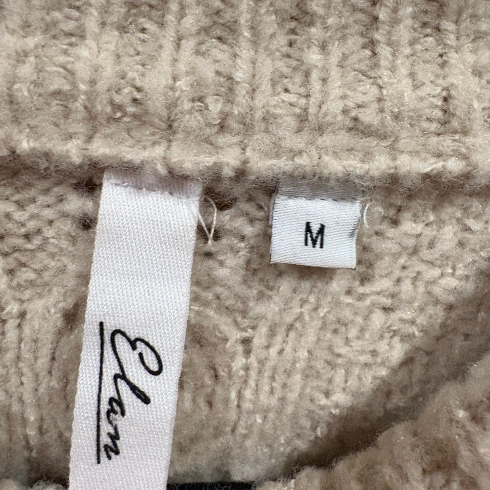 Elan Cream Cable Knit Sweater - Picture 2 of 3